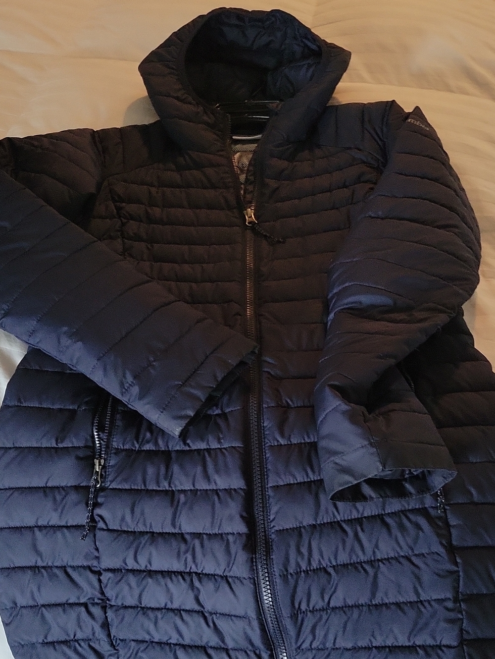 Columbia Navy Quilted Puffer Jacket